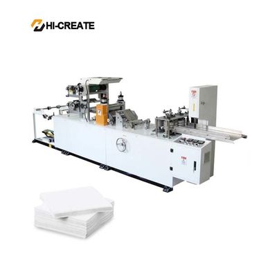 Manufacturing High Speed Automatic Napkin tissue Paper Machinery Table Napkin Paper Making Machine price