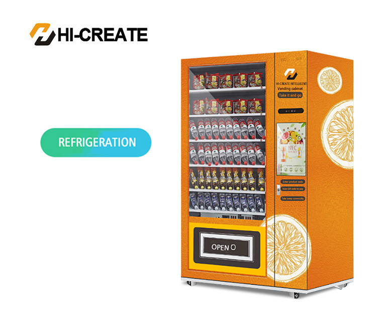 The combination of snacks drinks vending machine sell like hot cakes