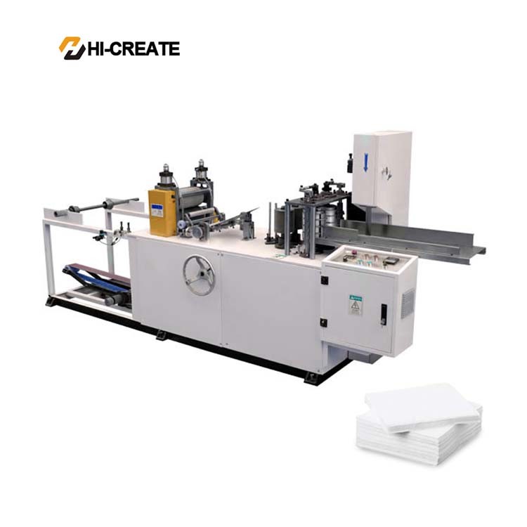 Small Automatic Napkin Paper Making Machine Paper Napkin Machine Price With Packing